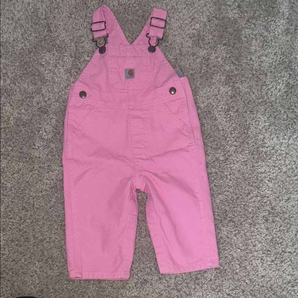 Carhartt Pink Kids Overalls